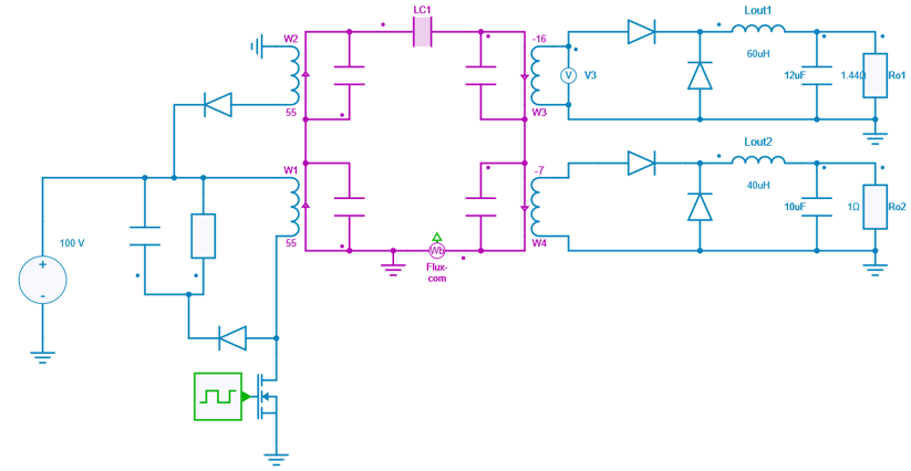 DC-DC Foward Converter (Magnetic)